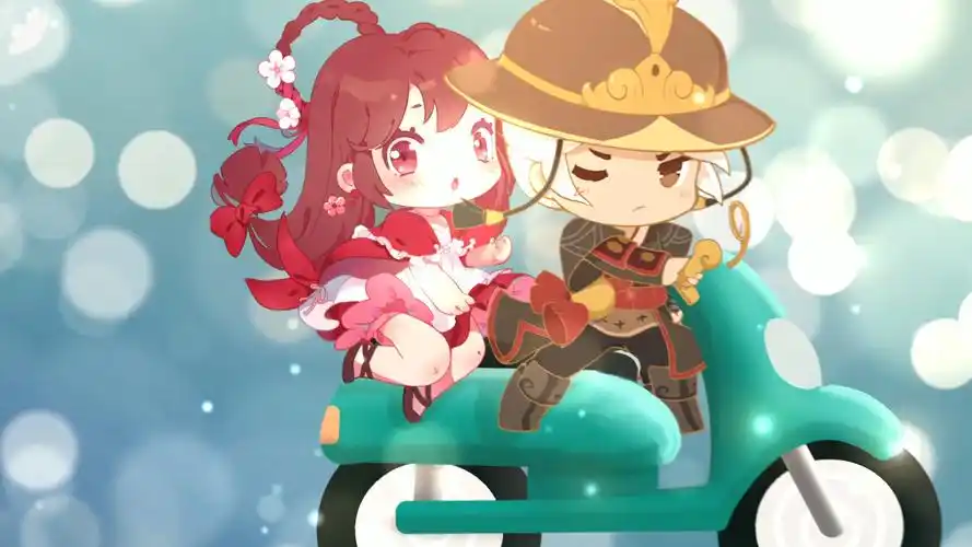 迷你世界:花小楼和程锦衣拍网梗,车上回眸一眼万年,你心动了吗