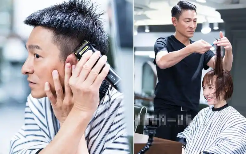 刘德华给鲁豫剪发,洗剪吹手法娴熟,重操旧业秒变理发师
