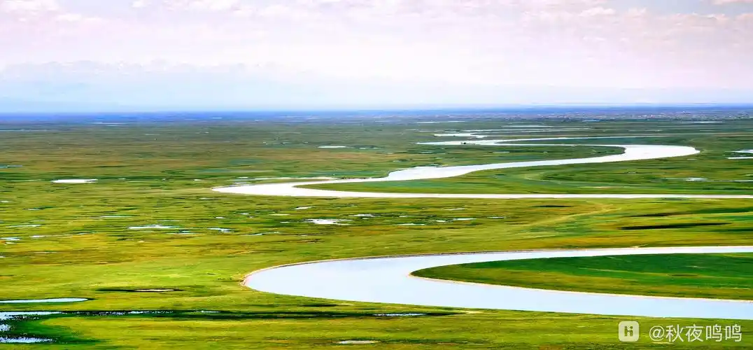 开都河上草原间,九曲蓝天十八弯-荣耀俱乐部