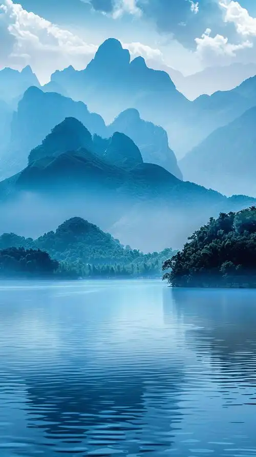 智能之笔绘山水:探索ai艺术的无尽可能!_大自然_风景_心灵