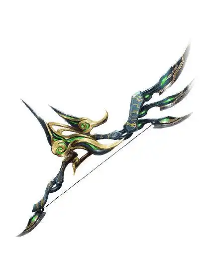 一组冷兵器绘画参考二次元幻想冷兵器弓