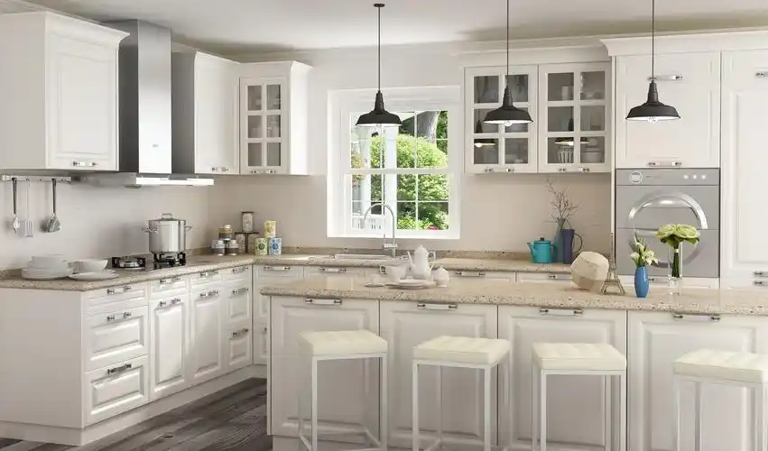 60平米小户型现代简约橱柜搭配装修效果图