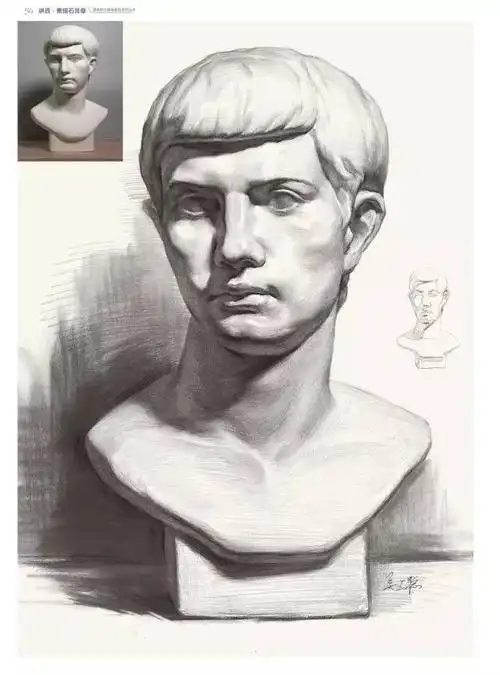 从认识石膏像到比例,角度的选择,再到骨骼肌肉的解剖,环环相扣!