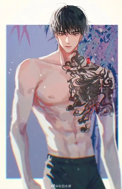 张起灵超话#张起灵60天挑战##张起灵#day16,小哥纹身真好看