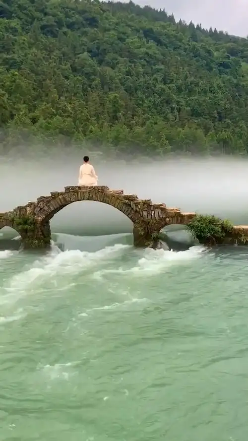 和姐夫离婚以后,姐姐就天天1个人坐在桥上,都坐了6个月了.