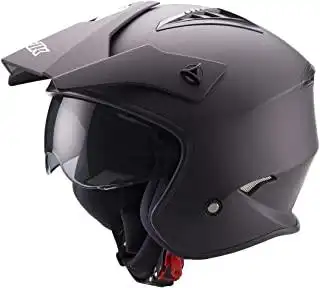 unik ct-07 头盔 trial mit visierino sun 黑色 xl