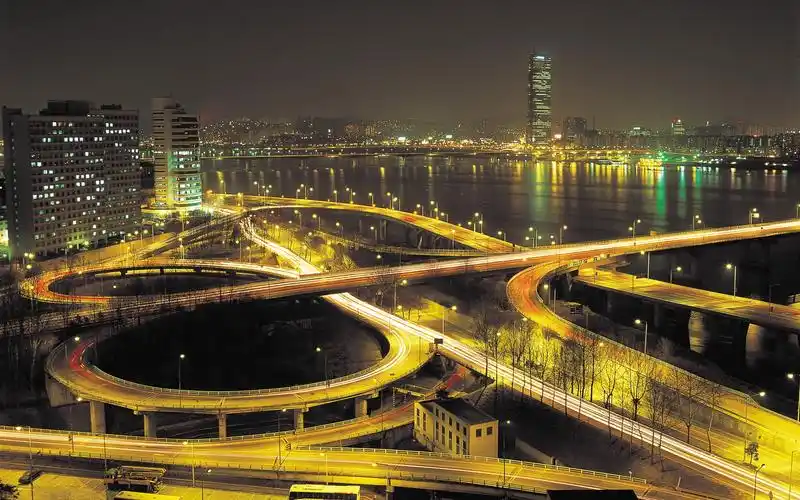 韩国首尔城市风光宽屏壁纸