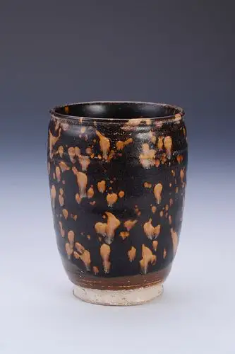 吉州窑玳瑁釉壮罐
