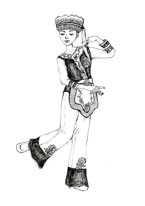 少数民族|纯艺术|绘画|zz一颗小草 - 原创作品 - 站酷 (zcool)