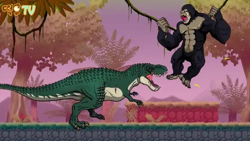 恐龙乐园:恐龙战车!金刚大战霸王龙