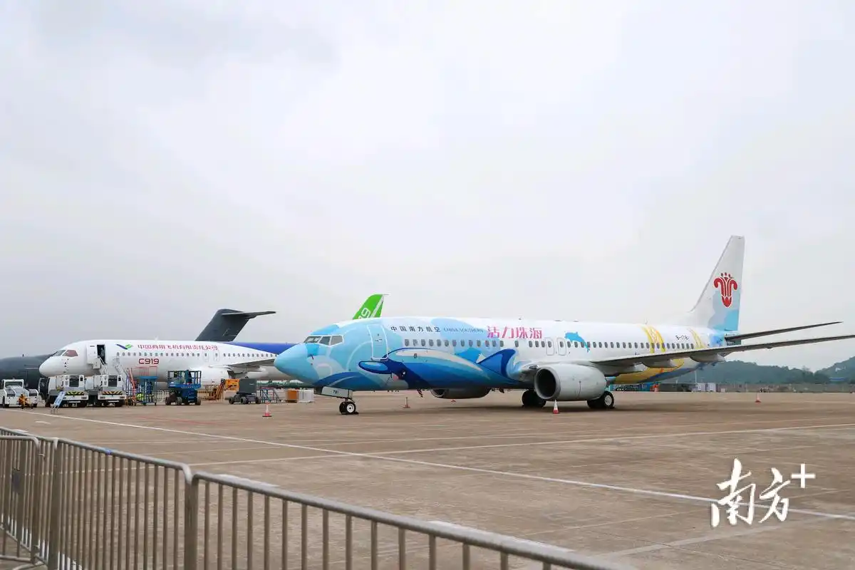 彩绘"活力珠海号"登场,南航携多个"首次"亮相第十四届中国航展