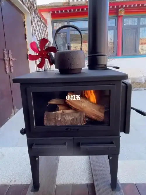 真火壁炉  #柴火炉  #院子