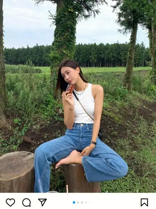 夏季日常出街韩国ins博主穿搭分享