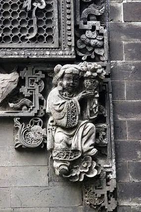 古代人物砖雕高清图片下载_红动网