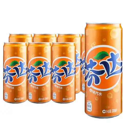 芬达橙味汽水330ml