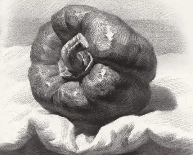 素描静物单体绘画以及步骤