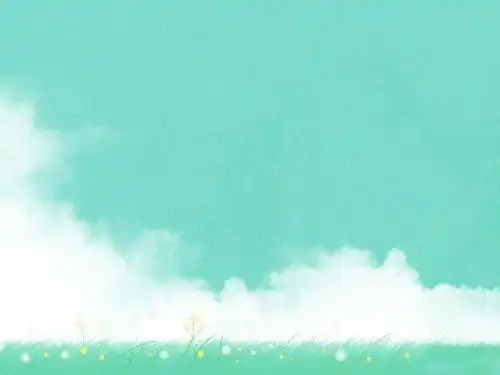 ppt模版背景素材精品可爱淡雅ppt