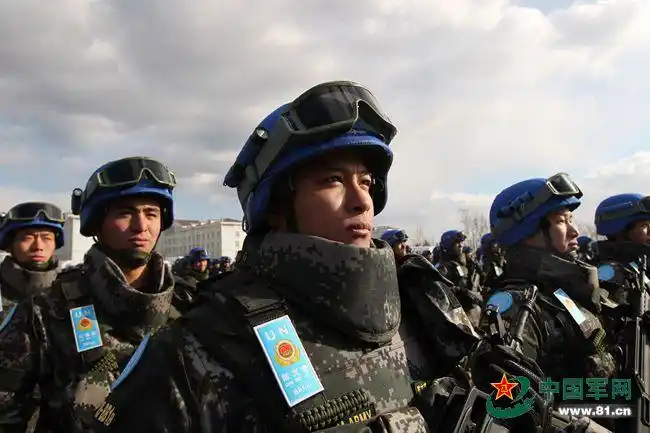 中国首次向海外派遣维和步兵营参加联合国维和行动