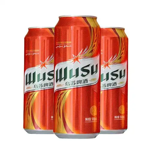 乌苏啤酒红罐装500ml
