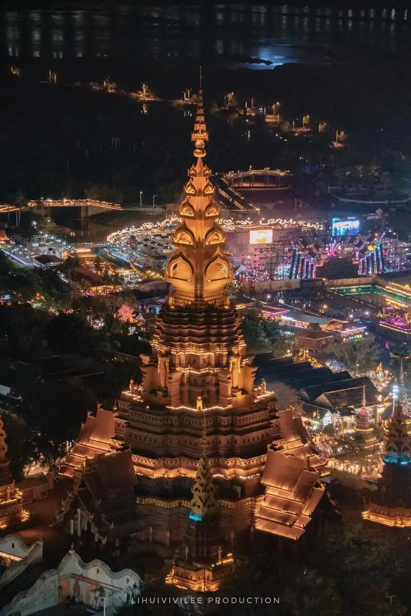 西双版纳星光夜市夜景攻略丨美是真的美!