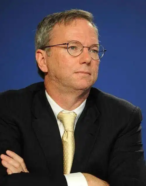 谷歌前任ceo埃里克·施密特,图片来源:wiki