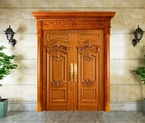 > 实木双开门