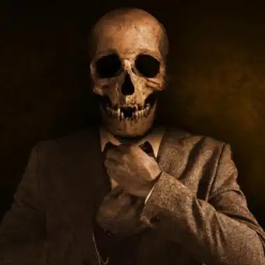 骷髅qq头像有点吓人的恐怖霸气骷髅头头像图片