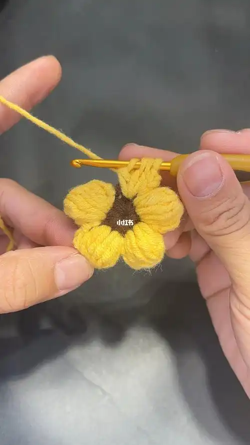钩针小花瓣