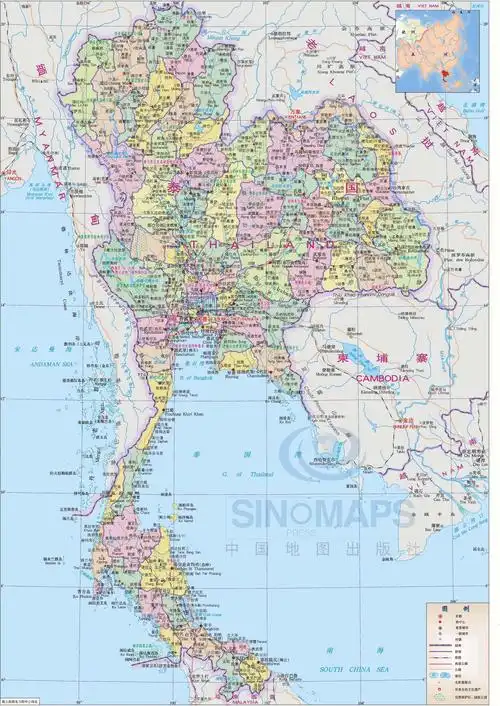 马来西亚地图高清中文版