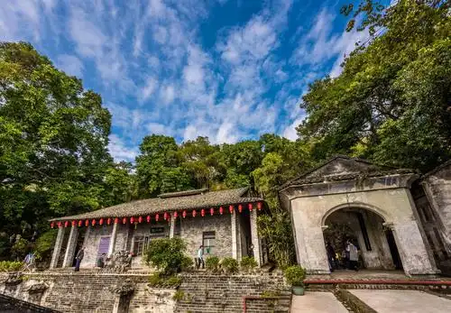 国家4a级风景区广西玉林陆川谢鲁山庄