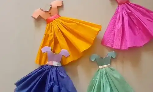 自己做裙子教程最简单制作裙摆环保时装教程报纸制