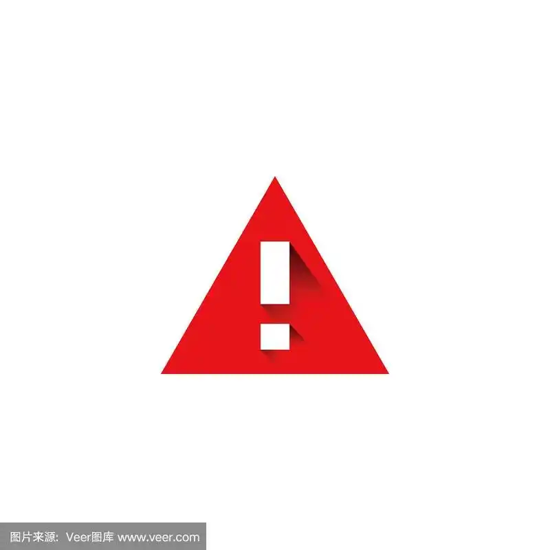 风险,感叹号,三角形,符号,红色