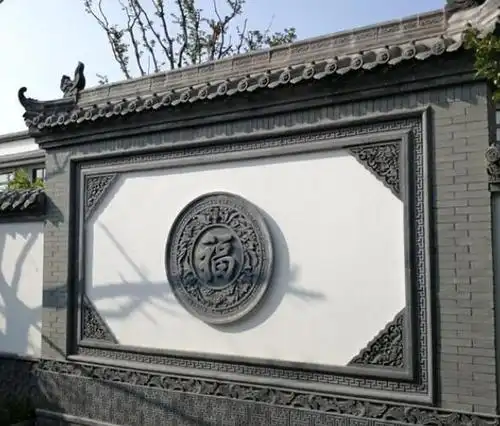 古香古色的中式庭院影壁墙砖雕装饰-搜狐大视野-搜狐新闻