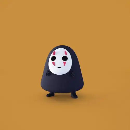 千与千寻无脸男q版3维