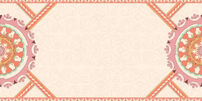 中国风花纹民族风彩色传统图案背景