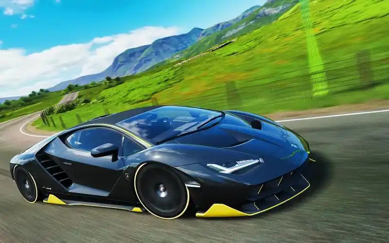 全碳纤维百年牛,兰博基尼centenario,雨中激战极速410飞驰