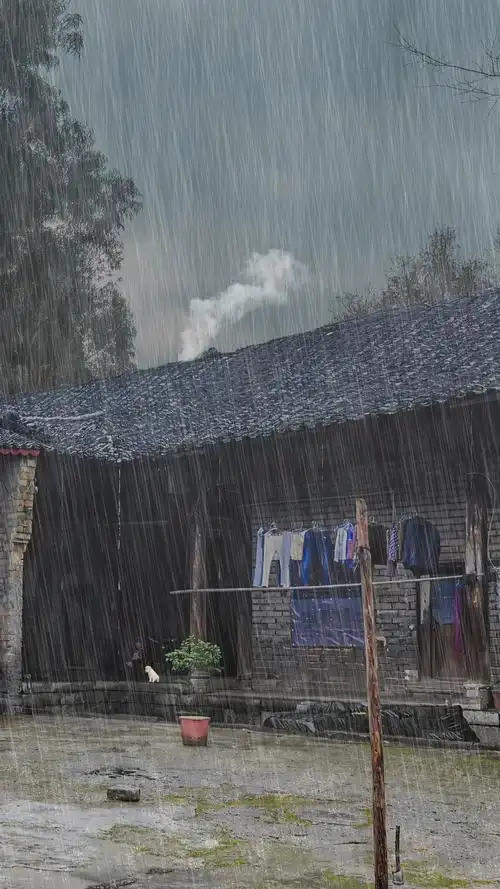 下雨天不在家的时候_下雨天_生活记录_日常片段