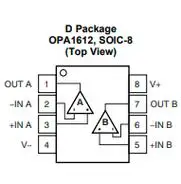 opa1612aidr音频运算放大器芯片中文资料pdf数据手册引脚图产品手册