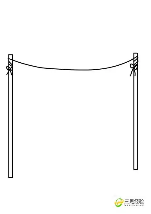 卡通简笔画:晾衣架和洗衣盆怎么画?_三思经验网