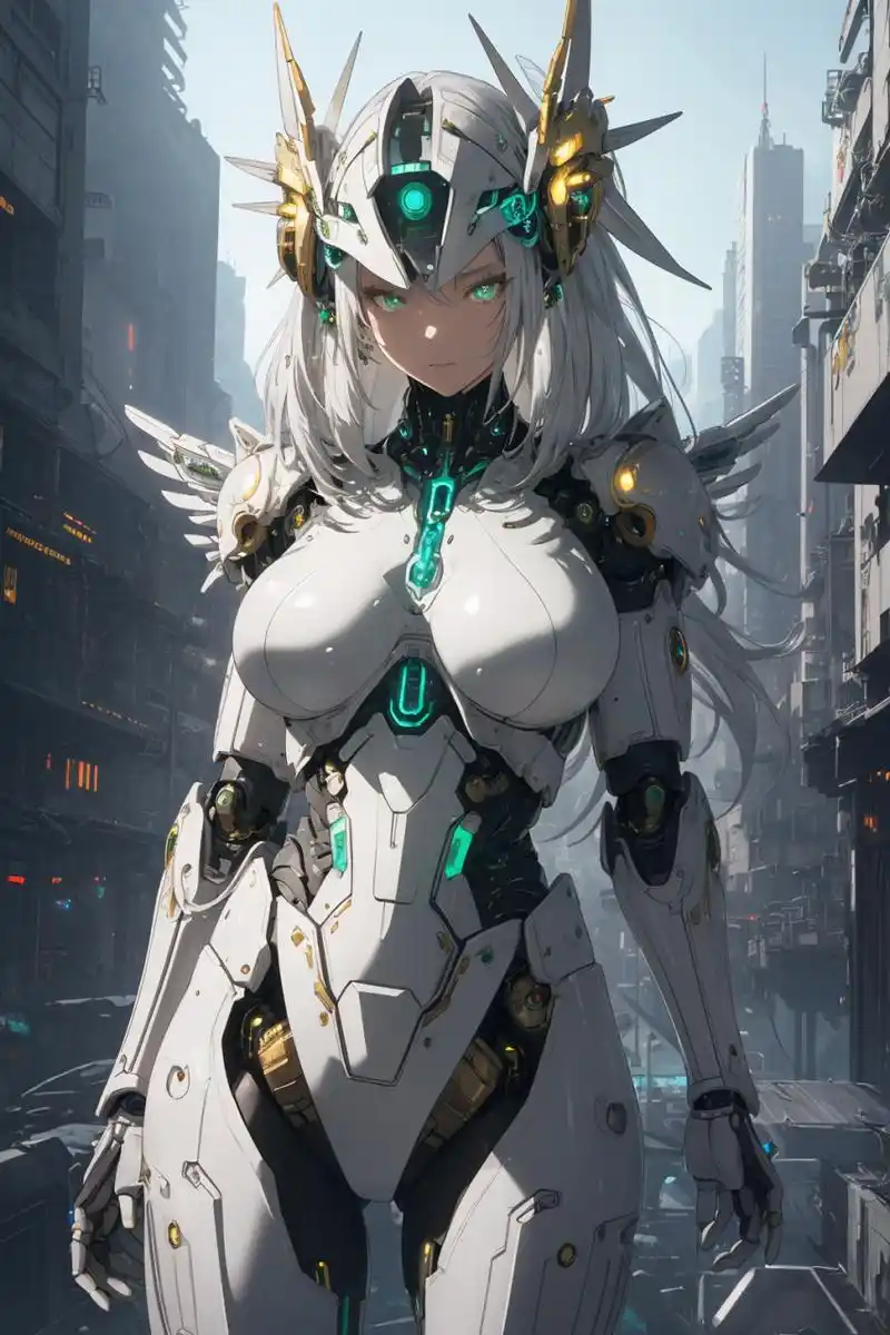 机械娘~这也太惊艳了吧[期待] #机甲女孩