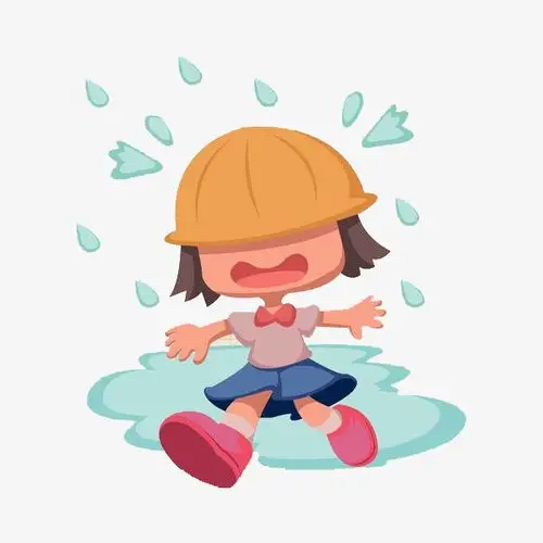 关键词 : 下雨,女生,人物,惊吓,奔跑,淋雨,生病,卡通手绘