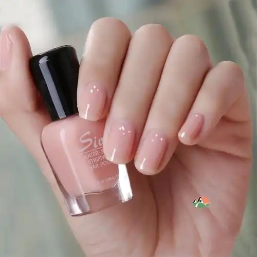 小清新kasi短指甲指甲油清可剥撕拉脚胶美甲防水紫蜜糖小姐魅涂涂