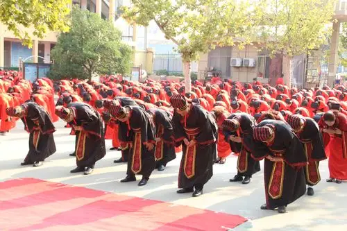迎国庆 唱赞歌——单县希望学校隆重举行孔子诞辰2570周年祭祀大典