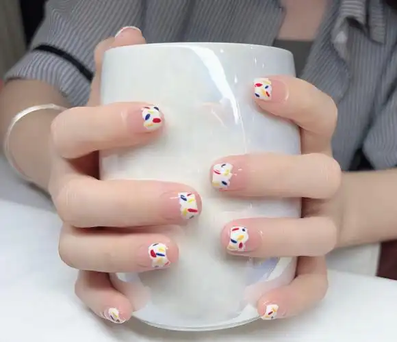 夏日小清新短甲美甲97