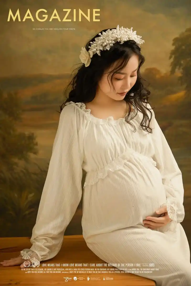 孕妇照片的意义不在于几张写真,而是送给自己十月怀胎的一份难忘 - 抖