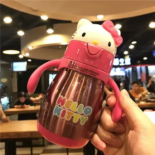 中心龙首页 >> ,熊熊部落 >> hellokitty儿童水杯防漏吸管杯幼儿水瓶