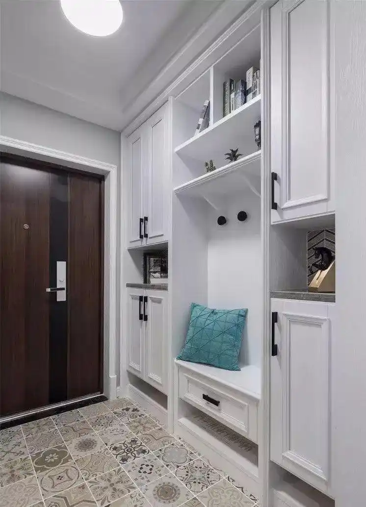 玄关鞋柜这样设计你家还能多放30双鞋