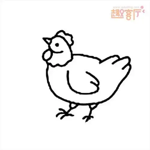 鸡宝宝简笔画鸡宝宝图片大全