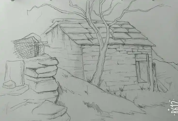 老房子的简笔画 老房子的简笔画图片大全