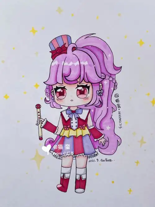 迷你世界施巧灵原创q版动漫